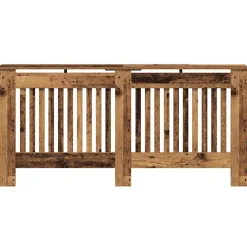 vidaXL Radiatorafdekking Oud hout 172 x 19 x 81,5 cm Bewerkt hout