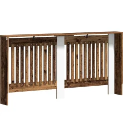 vidaXL Radiatorafdekking Oud hout 172 x 19 x 81,5 cm Bewerkt hout