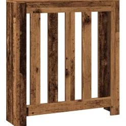 vidaXL Radiatorafdekking Oud hout 78 x 20 x 82 cm Bewerkt hout