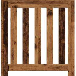 vidaXL Radiatorafdekking Oud hout 78 x 20 x 82 cm Bewerkt hout