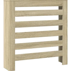 vidaXL Radiatorafdekking Sonoma Eiken 78 x 20 x 82 cm Bewerkt hout