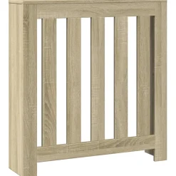 vidaXL Radiatorafdekking Sonoma Eiken 78 x 20 x 82 cm Bewerkt hout