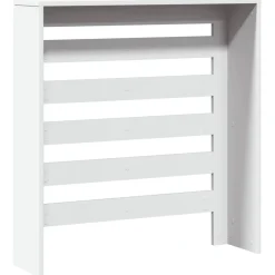 vidaXL Radiatorafdekking Wit 78 x 20 x 82 cm Bewerkt hout