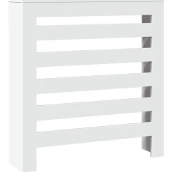 vidaXL Radiatorafdekking Wit 78 x 20 x 82 cm Bewerkt hout