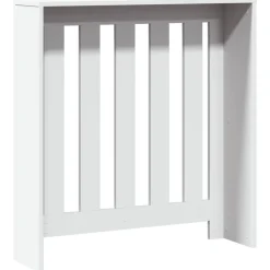 vidaXL Radiatorafdekking Wit 78 x 20 x 82 cm Bewerkt hout