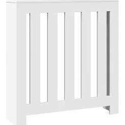 vidaXL Radiatorafdekking Wit 78 x 20 x 82 cm Bewerkt hout