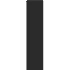 vidaXL Radiatorafdekking Zwart 78 x 20 x 82 cm Bewerkt hout