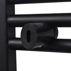 vidaXL Radiator / handdoekenrek gebogen 480x480 mm zwart