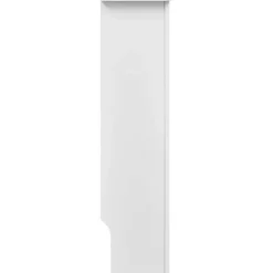 vidaXL Radiatorombouw 112 cm bewerkt hout wit