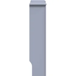 vidaXL Radiatorombouw 205 cm MDF grijs