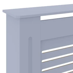 vidaXL Radiatorombouw 205 cm MDF grijs