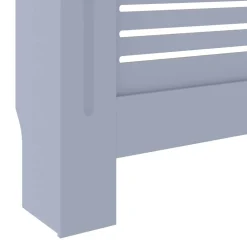 vidaXL Radiatorombouw 205 cm MDF grijs