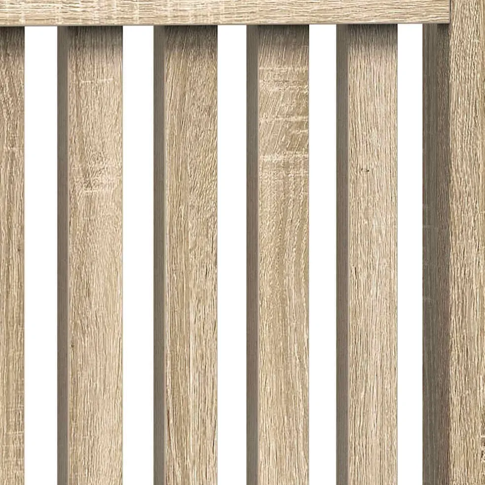 vidaXL Radiatorombouw 112x19x81,5 cm bewerkt hout