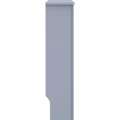 vidaXL Radiatorombouw 112x19x81,5 cm bewerkt hout grijs