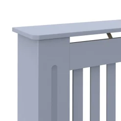 vidaXL Radiatorombouw 152x19x81,5 cm bewerkt hout antraciet