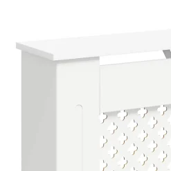 vidaXL Radiatorombouw 112x19x81,5 cm MDF wit