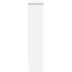 vidaXL Radiatorombouw 112x19x81,5 cm MDF wit