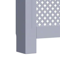 vidaXL Radiatorombouw 112x19x81,5 cm MDF antraciet