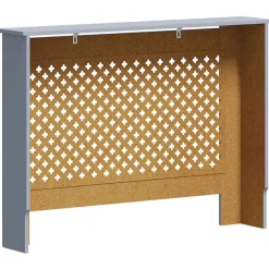 vidaXL Radiatorombouw 112x19x81,5 cm MDF antraciet