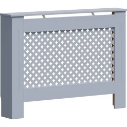 vidaXL Radiatorombouw 112x19x81,5 cm MDF antraciet