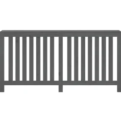 vidaXL Radiatorombouw 169x19x84 cm massief grenenhout grijs