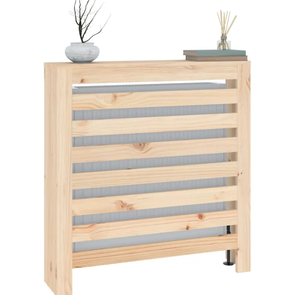 vidaXL Radiatorombouw 79,5x19x84 cm massief grenenhout