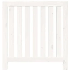 vidaXL Radiatorombouw 79,5x19x84 cm massief grenenhout wit