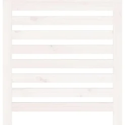 vidaXL Radiatorombouw 79,5x19x84 cm massief grenenhout wit