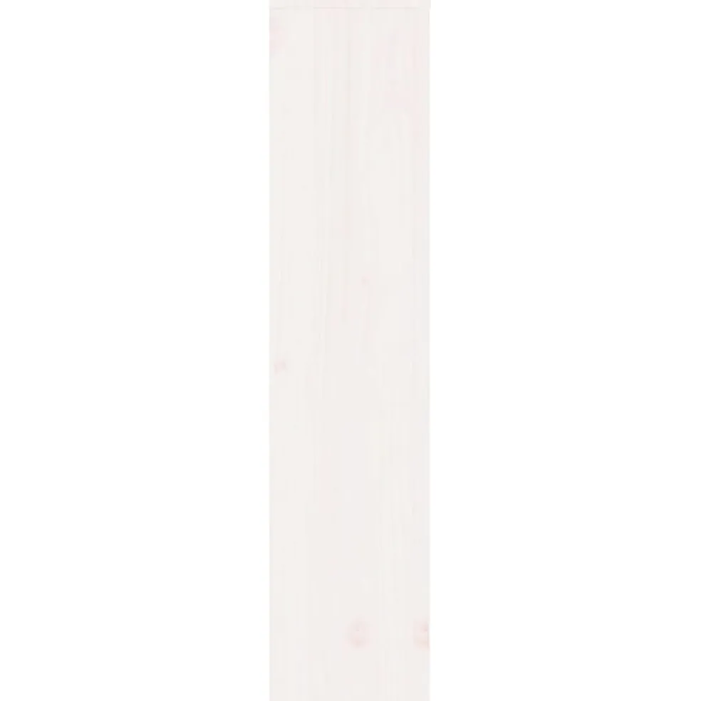 vidaXL Radiatorombouw 79,5x19x84 cm massief grenenhout wit