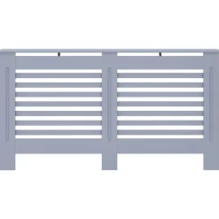 vidaXL Radiatorombouw 152x19x81,5 cm MDF antraciet