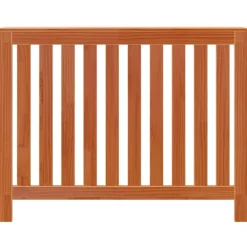 vidaXL Radiatorombouw 108,5x19x84 cm massief grenenhout wasbruin