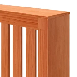 vidaXL Radiatorombouw 108,5x19x84 cm massief grenenhout wasbruin