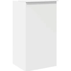 vidaXL Receptiebalie wit 55x50x103,5 cm bewerkt hout