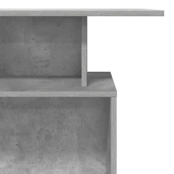 vidaXL Receptiebalie 100x40x104 cm bewerkt hout betongrijs
