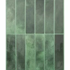 vidaXL Rechthoekige Tegel 10 st Donkergroen 29 x 23 x 0,08 cm