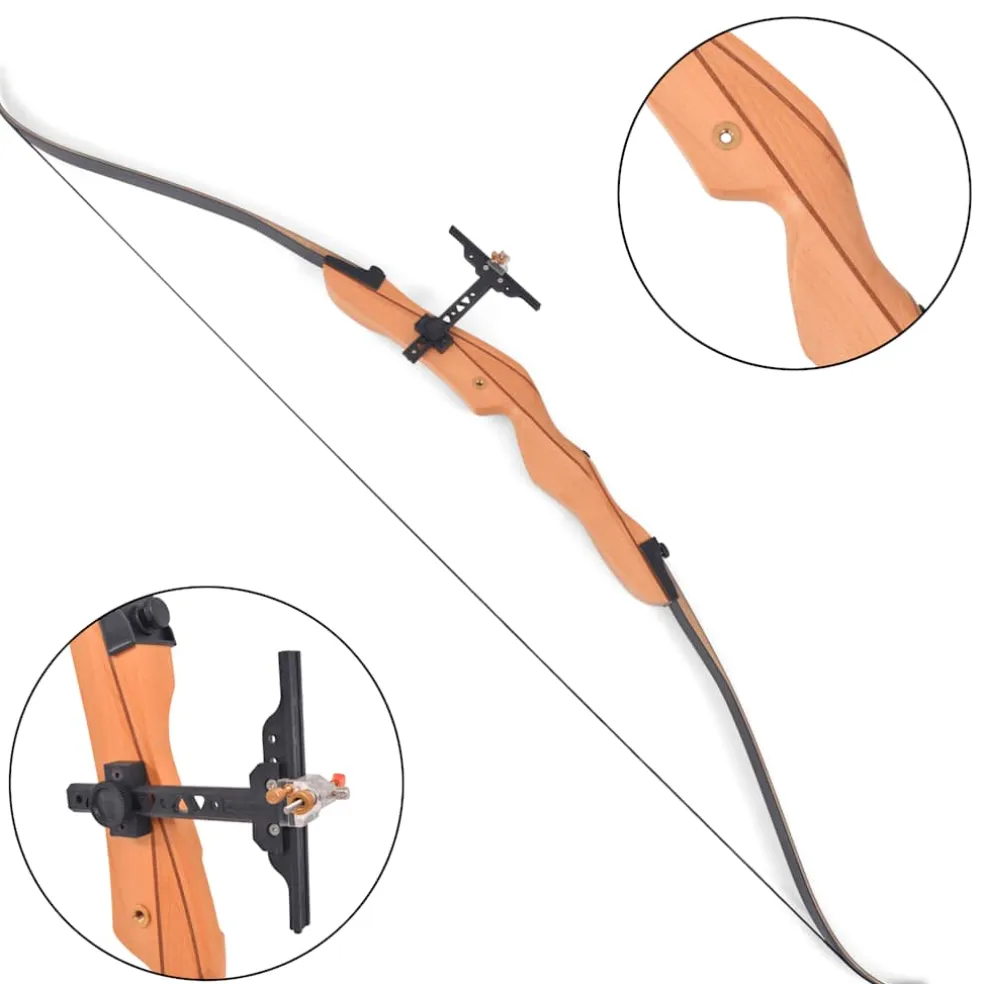 vidaXL Recurveboog voor volwassenen 68" 32 lb