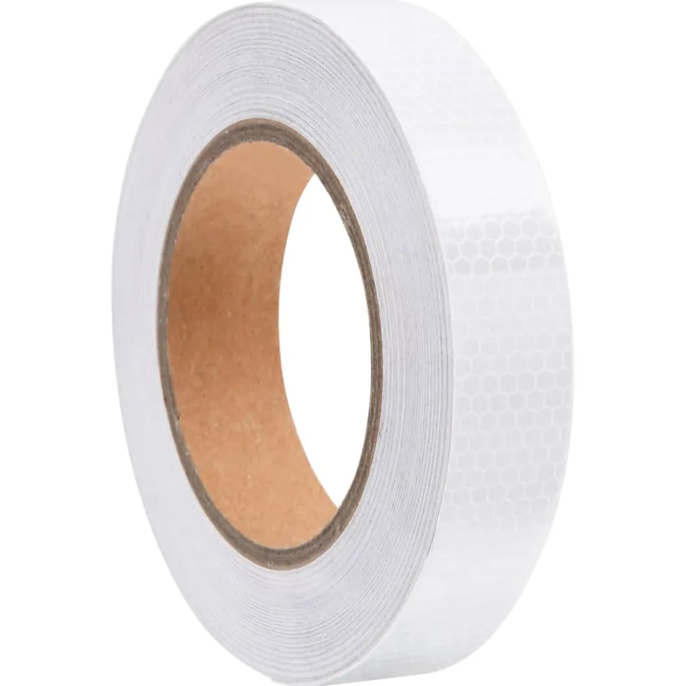 vidaXL Reflecterende tape 2,5 cm x 20 m PVC wit