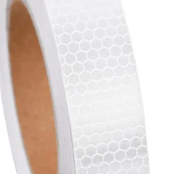 vidaXL Reflecterende tape 2,5 cm x 20 m PVC wit