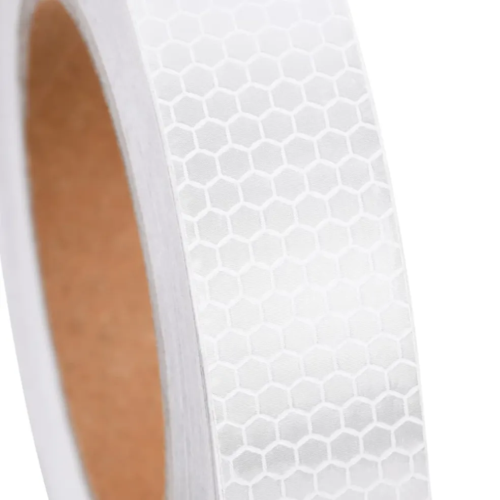 vidaXL Reflecterende tape 2,5 cm x 20 m PVC wit