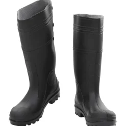 vidaXL Regenlaarzen maat 38 PVC zwart