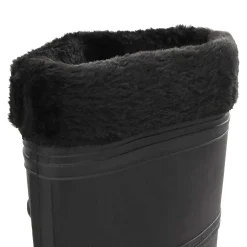 vidaXL Regenlaarzen met verwijderbare sokken maat 38 PVC zwart