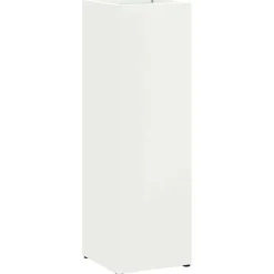 vidaXL Regen paraplu standaard Wit 15,5 x 15,5 x 49 cm Staal