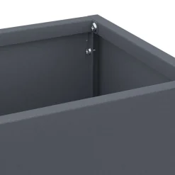 vidaXL Regen paraplu standaard Antraciet 15,5 x 15,5 x 49 cm Staal