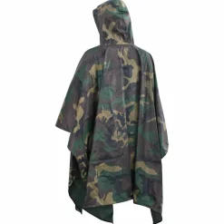 vidaXL Regenponcho voor kamperen/wandelen leger waterdicht camouflage