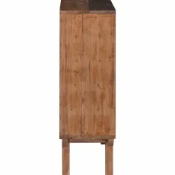 vidaXL Rek Bruin 60 x 30 x 90 cm Massief Gerecycled Hout
