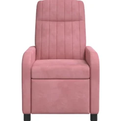 vidaXL Relaxfauteuil Roze fluweel