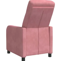 vidaXL Relaxfauteuil Roze fluweel