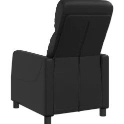 vidaXL Relaxfauteuil Zwart Kunstleer