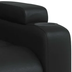 vidaXL Relaxfauteuil Zwart Kunstleer