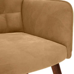 vidaXL Relaxstoel fluweel bruin